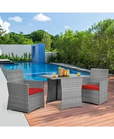 Gymax 3PCS Outdoor R