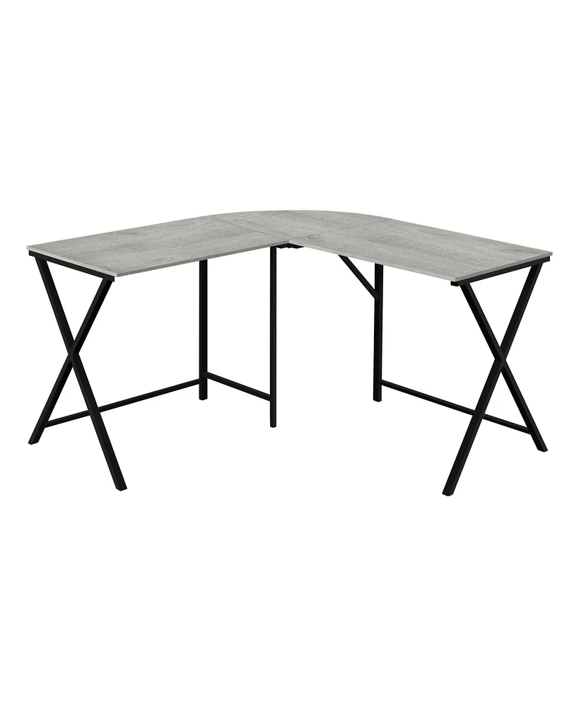 55" L-Shaped Office Desk Ergonomic Design with Plenty of Room