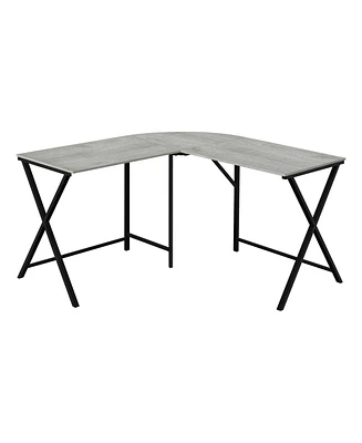 55" L-Shaped Office Desk Ergonomic Design with Plenty of Room