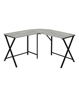 55" L-Shaped Office Desk Ergonomic Design with Plenty of Room