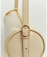 Cylinder Leather Shoulder Bag