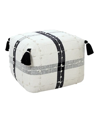 Cotton Ottoman Footrest for Living Room Comfort and Stylish Seating