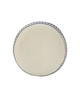 Soft Cotton Ottoman for Living Room Seating and Footrest