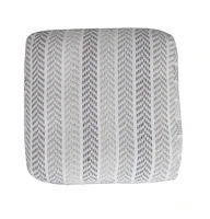 18" Cotton Ottoman