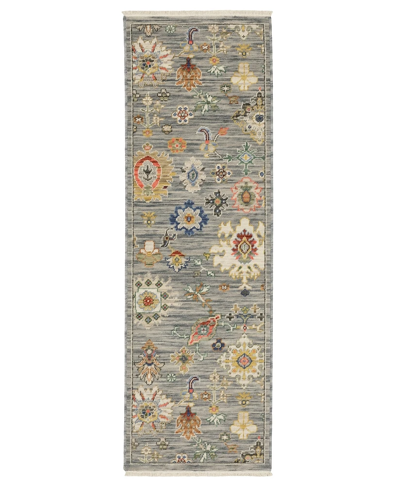 Oriental Weavers Lucca 5507E 2'x6' Runner Area Rug