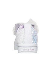 Skechers Little Girls Twinkle Toes: Twi-Lites 2.0 Sweetie Bow Fastening Strap Casual Sneakers from Finish Line