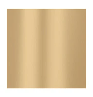 Compact 35" Dining Table – Elegant White and Gold Design with Steel Pedestal Support