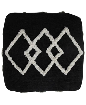 Modern Cotton Ottoman for Home Furniture and Lounge Spaces