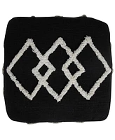 Modern Cotton Ottoman for Home Furniture and Lounge Spaces