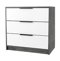 Three Drawer Dresser for Bedroom Storage and Stylish Home Decor