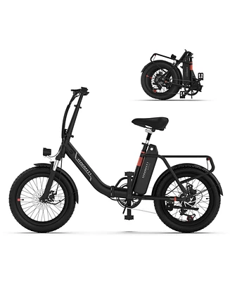 20" Electric Fat Tire Bicycle, 900W