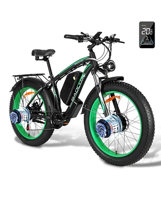 Baolujie 29.5" Lmtate 29.5" Mountain Bike 20Ah Removable Battery with Hydraulic Disc Brake