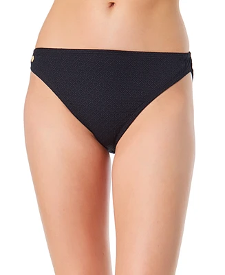 CeCe Women's La Vie A Mer Textured Bikini Bottoms