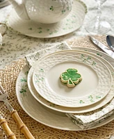 Belleek Pottery Shamrock Dinner Plate