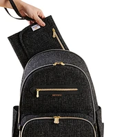 Sunveno Convertible Tweed Diaper Backpack