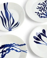 Royal Doulton 1815 Pacific Mixed Pattern Salad Plates, Set of 4