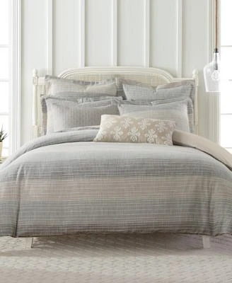 Levtex Sand Stripes Textured 3 Pc. Comforter Sets