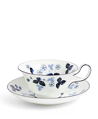 Wedgwood Wild Strawberry Teacup and Saucer Set