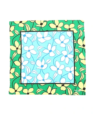 Kate Spade New York Women's Floral Vines Silk Bandana Scarf