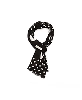 Kate Spade New York Women's Breezy Dot Viscose Oblong Scarf