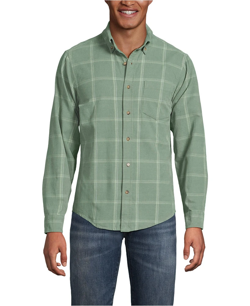 Lands' End Men's Pinwale Corduroy Shirt