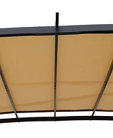 Universal Canopy Cover Replacement for 12x9 Ft Curved Outdoor Pergola Structure