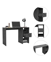 Sturdy Computer Desk with Large Work Surface and Drawers
