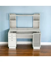 Modern Computer Desk with 3 Drawers – Sleek Home Office Workstation