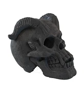 Fireproof Imitated Human Fire Pit Skulls Garden Statue, Halloween Decor