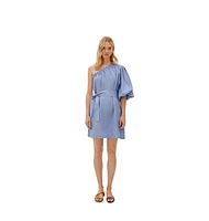 Labeca London Women's Florence Linen One Sleeve Dress