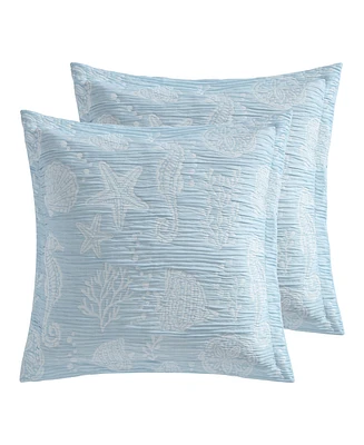 Levtex Seaside Charm 2-Pc. Sham Set, European