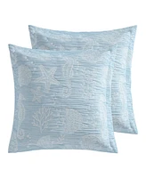 Levtex Seaside Charm 2-Pc. Sham Set, European