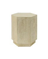 Hexagonal Archaistic Side Table