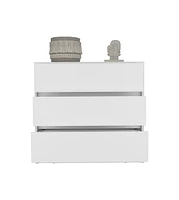 Versatile Three Drawer Dresser for Bedroom and Closet Organization