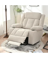 Power Lift Recliner Chair, Fabric, Light Gray
