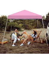 10 x 10 Feet Outdoor Instant Pop-up Canopy with Carrying Bag