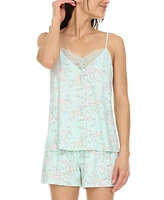 Flora by Nikrooz Women's Stacy 4-Pc. Cami & Shorts Pajamas Set