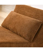 Orange Memory Foam Bean Bag Chair