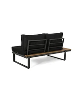 Sterling V sahpe Outdoor Aluminum V-Shaped 5 Seater Sofa Set with Cushions