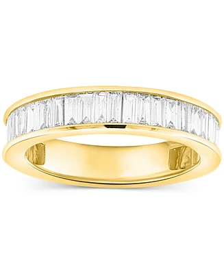 Forever Grown Diamonds Lab Diamond Baguette Band (1 ct. t.w.) Sterling Silver or 14k Gold-Plated