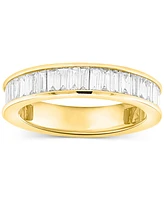Forever Grown Diamonds Lab Diamond Baguette Band (1 ct. t.w.) Sterling Silver or 14k Gold-Plated
