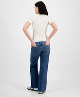 Levis Womens Classic Hayes Tee 94 Cotton Baggy Fit Bootcut Jeans Exclusively At Macys