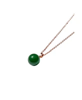 Greene — Green Jade Pendant Necklace