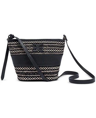 Sam Edelman Khiara Leather Espadrille Fan Crossbody Bag