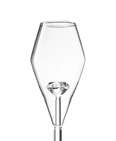 The Wine Savant Wedding Toast Champagne Flute Glasses, Set of 2