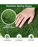 Yescom 20x1 Ft Artificial Grass Turf 0.8" Fake Grass Rug Synthetic Lawn Indoor Outdoor Decor