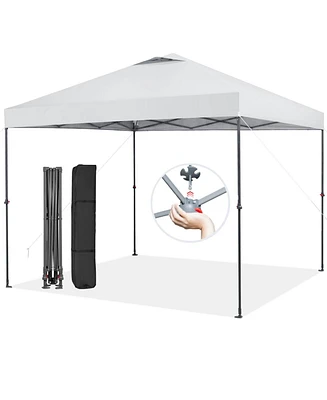 10 x 10 Feet Foldable Outdoor Instant Pop-up Canopy with Carry Bag