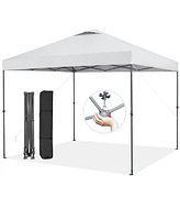 10 x 10 Feet Foldable Outdoor Instant Pop-up Canopy with Carry Bag