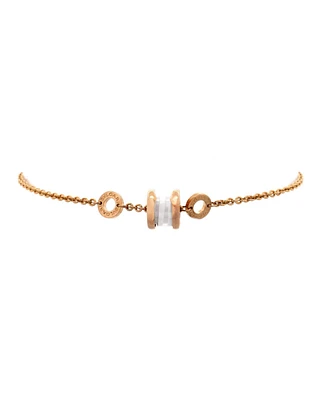 Pre-Owned Bvlgari B.Zero1 Soft Bracelet 18K Rose Gold with Ceramic