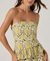 Astr the Label Women's Tiered Asymmetrical Ruffle Dress